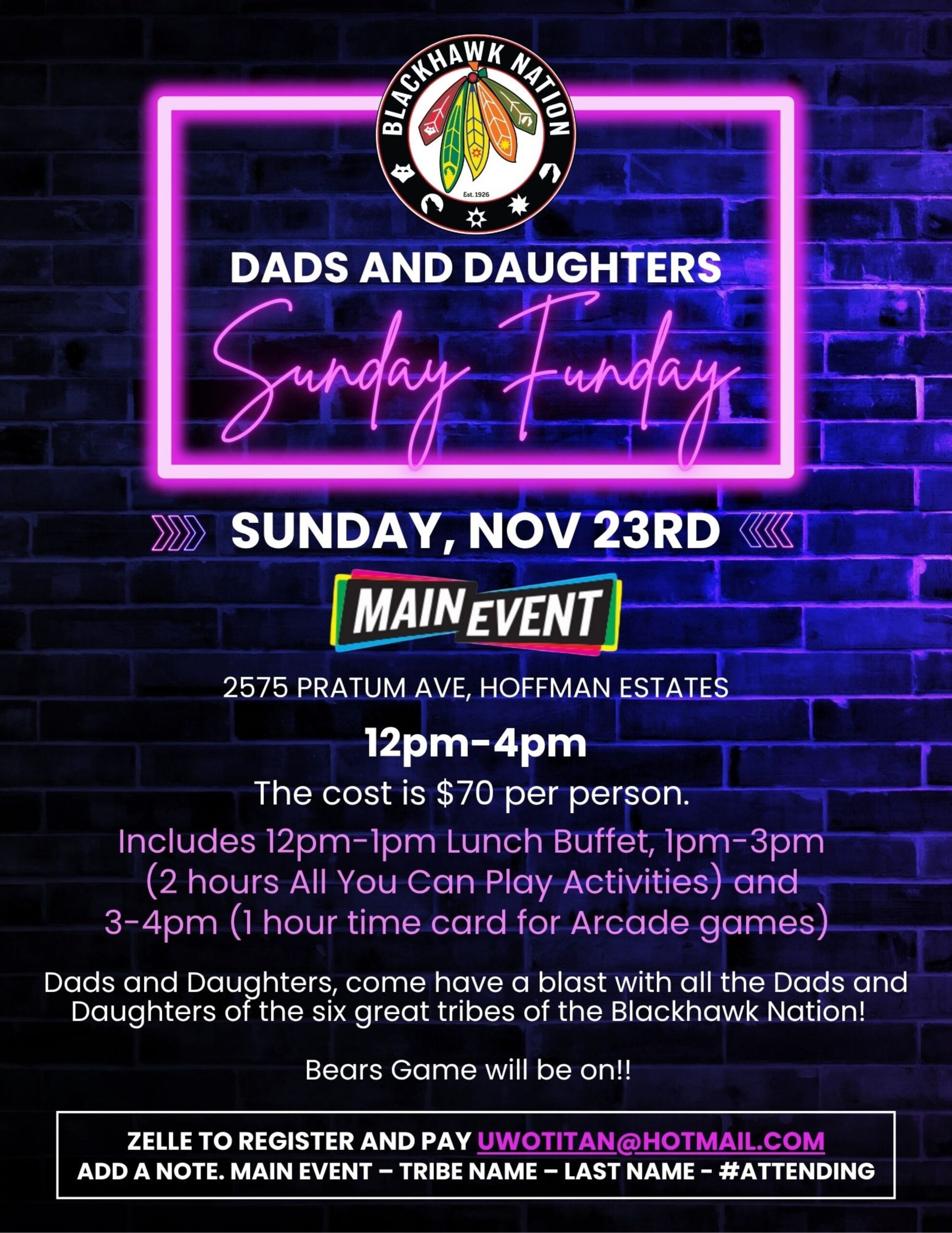 Dads and Daughters Sunday Funday 2025